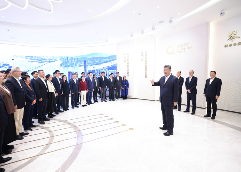 【人民日报】习近平考察横琴粤澳深度合作区